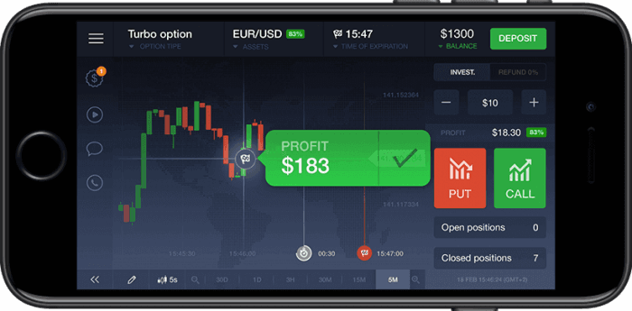 Plataforma Móvel IQ Option Mobile IQ Option