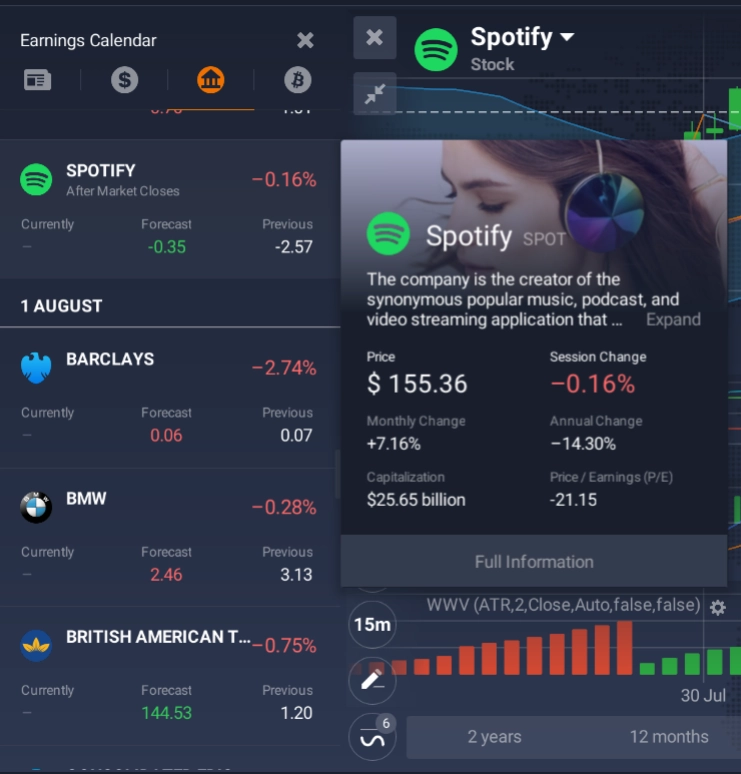 Calendário de ganhos da plataforma Calendário de ganhos da plataforma