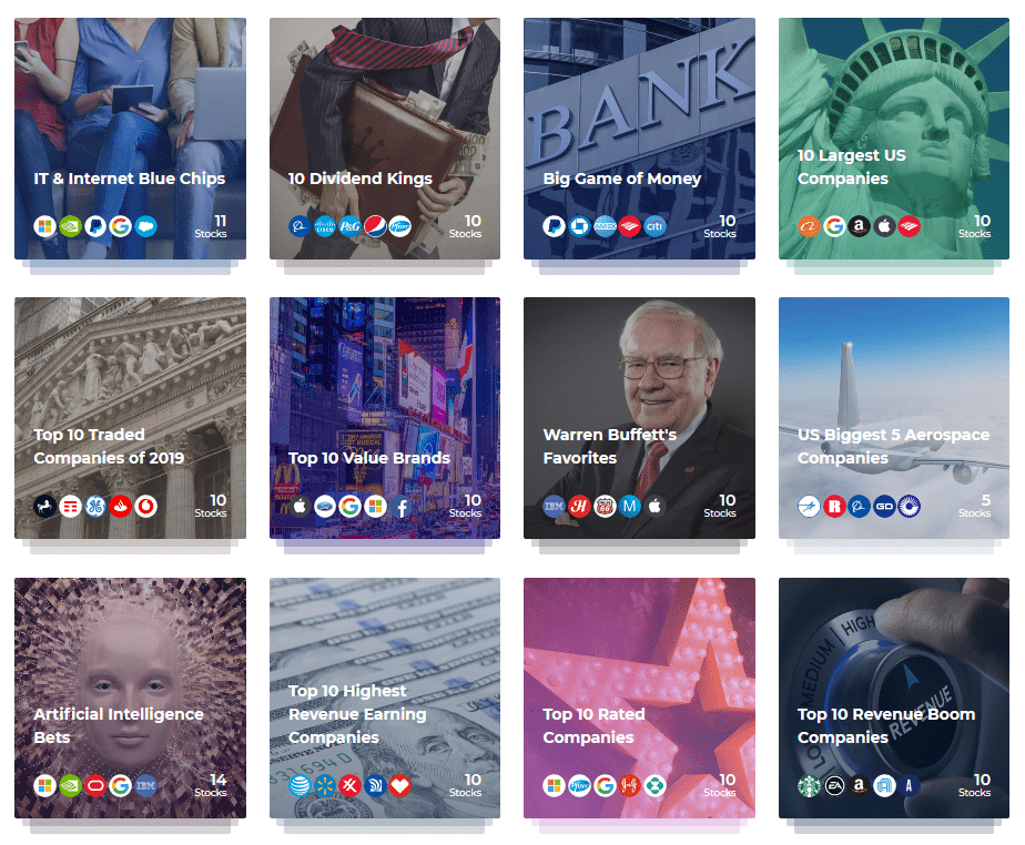 Coleções de ações IQ Option Coleções de ações IQ Option