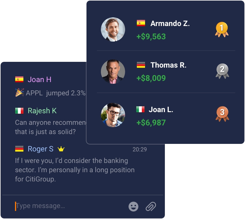 Comunidade de negociação social da IQ Option Comunidade de negociação social da IQ Option