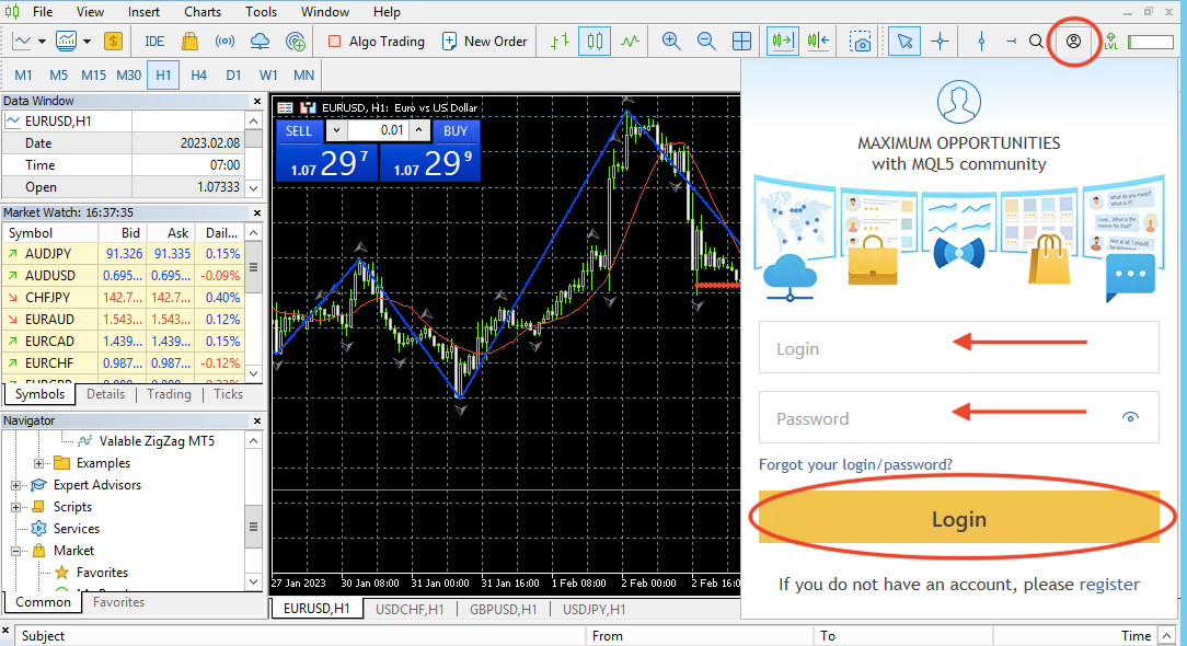 Como Adicionar Indicadores no MetaTrader 5: Guia Definitivo 4 Como Adicionar Indicadores no MetaTrader 5: Guia Definitivo