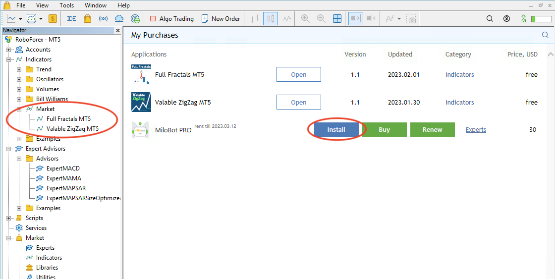 Como Adicionar Indicadores no MetaTrader 5: Guia Definitivo 6 Como Adicionar Indicadores no MetaTrader 5: Guia Definitivo