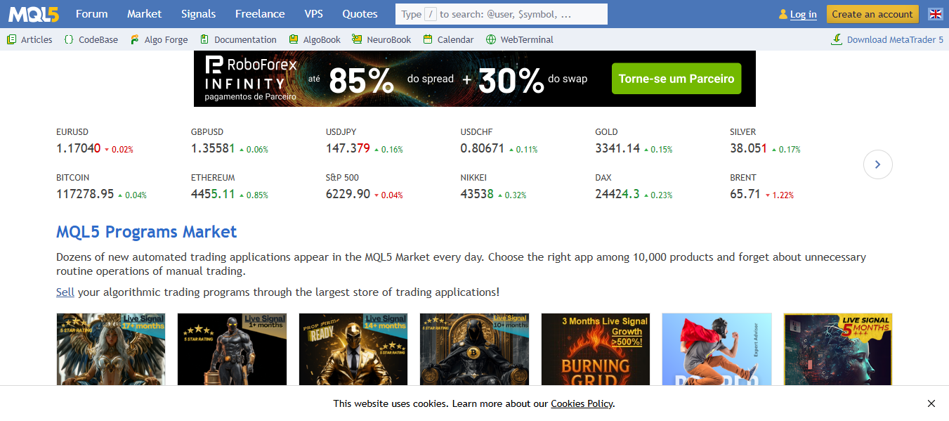 Como Adicionar Indicadores no MetaTrader 5: Guia Definitivo 2 Como Adicionar Indicadores no MetaTrader 5: Guia Definitivo
