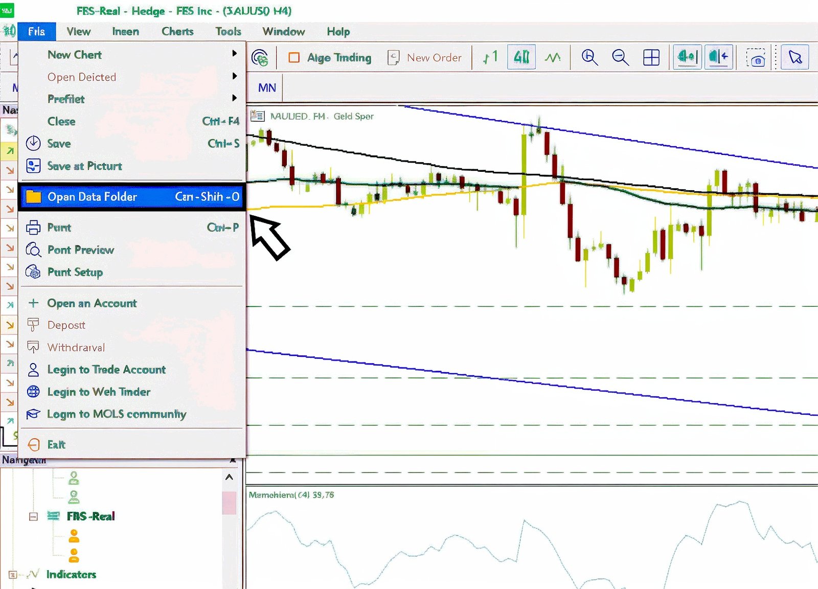 Como Adicionar Indicadores no MetaTrader 5: Guia Definitivo 3 Como Adicionar Indicadores no MetaTrader 5