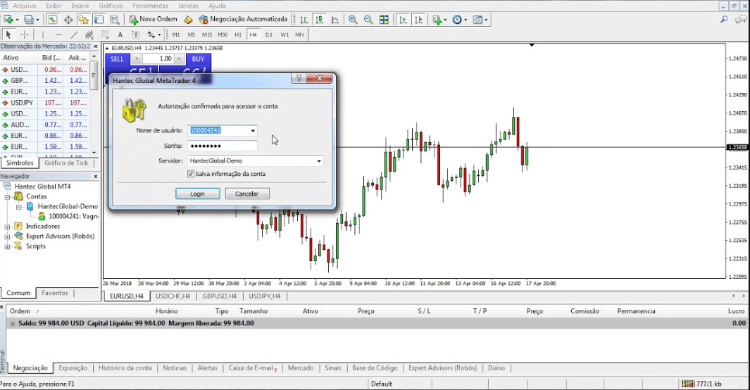 Como Logar no MetaTrader 4: O Guia Definitivo para Traders 2 Como Logar no MetaTrader 4: O Guia Definitivo para Traders